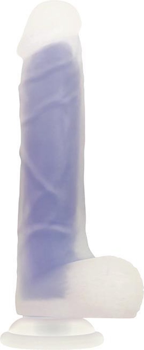 Oplichtende semi-transparante dildo