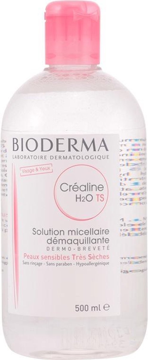 Bioderma Crealine Ts H2o Solution Micellaire Peaux Très Sèches 500 Ml