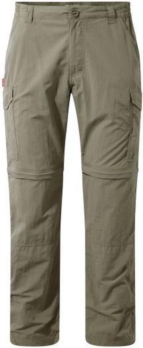 Craghoppers Afritsbroek Nosilife Convertible Ii Heren Kaki Mt 48-50/s