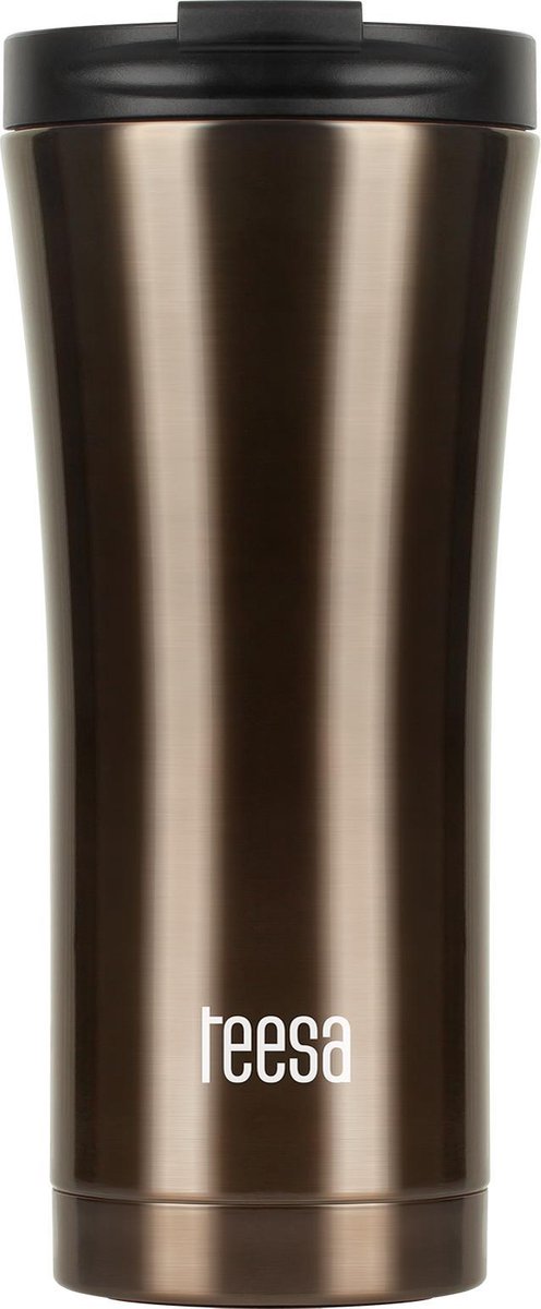 Teesa TSA0008 | RVS Thermosbeker 500ml voor onderweg
