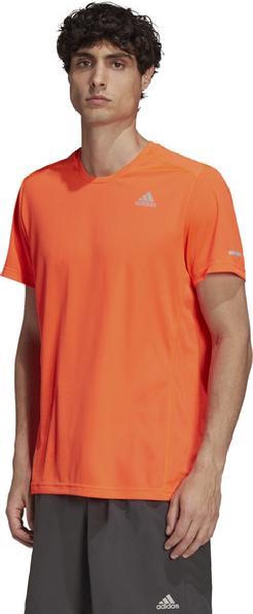 adidas Run It Shirt Heren - rood - maat XL