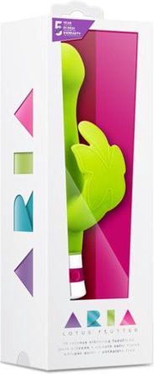 Aria Lotus Flutter Lime Butterfly Vibrator - Groen