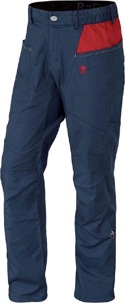 Rafiki Klimbroek Crag Heren Katoen Marineblauw Maat L