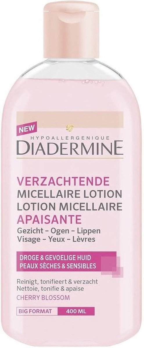 Diadermine Hydraterend Micellair Water Droge En Gevoelige Huid - 400 ml