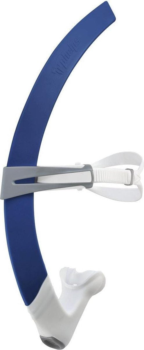 Phelps Focus Front Snorkel - Snorkel - Volwassenen - Blauw/Wit