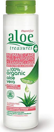 Pharmaid Aloe Treasures Natuurlijk Intiem verzorgende Douchegel met Aloë Vera & Tea Tree oil 250ml