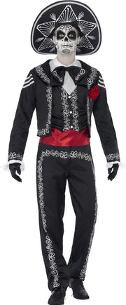 Day of the Dead Señor botten kostuum heren - maat S