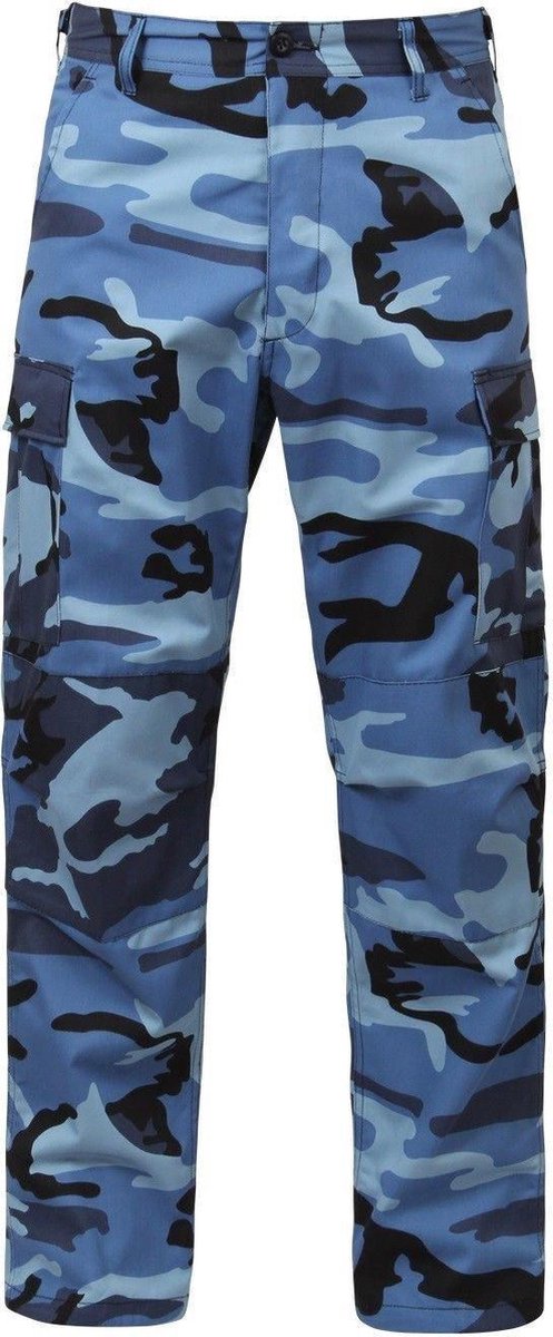 Fostex Zip Pants Kids Sky Blue Maat S (+/- 6 Jaar)