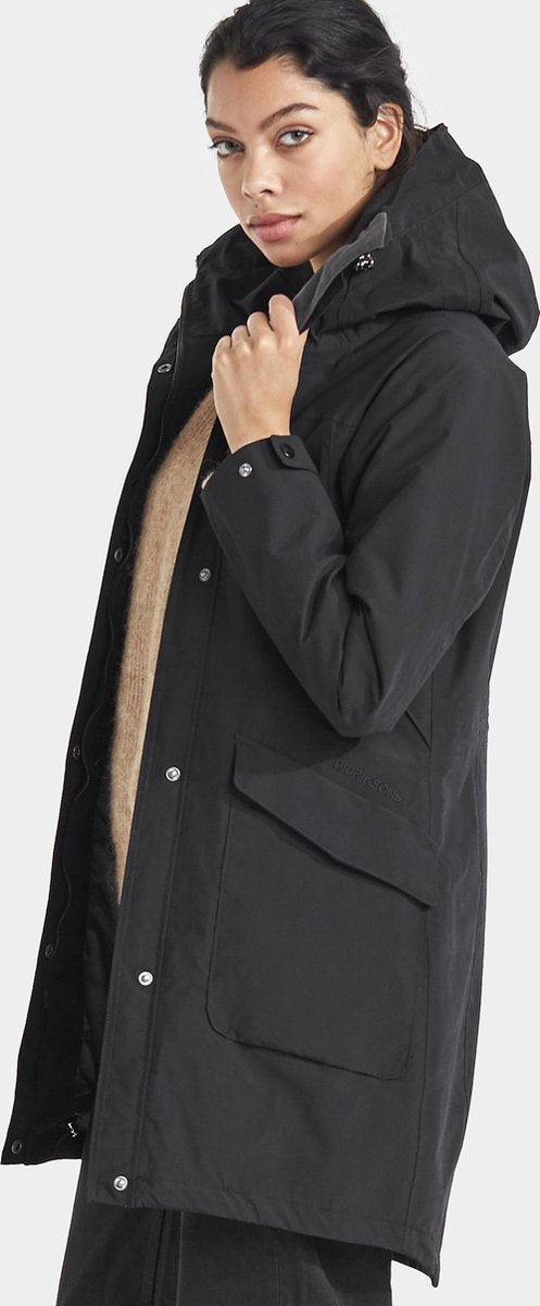Didriksons Agnes Coat 4 Outdoorjas Dames - Maat 36