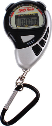 Johntoy Stopwatch Sports Active Met Alarm Zwart