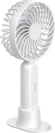 WK WT-F17 draagbare draagbare desktopbeugelventilator (wit)