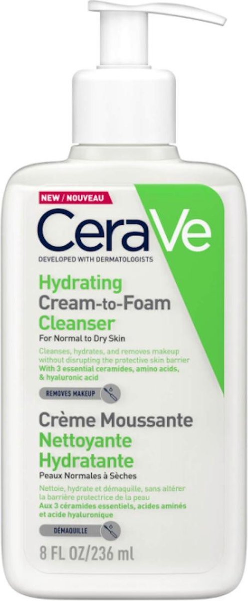 CeraVe Hydrating Cream to Foam 236 ml