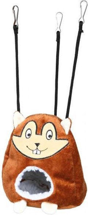 Hamster Huisje - Hamster speelgoed - Trixie - Knaagdier huisje - Knaagdieren - Zacht nestje slaapplek - Eenvoudig op te hangen in kooi - Uniek design