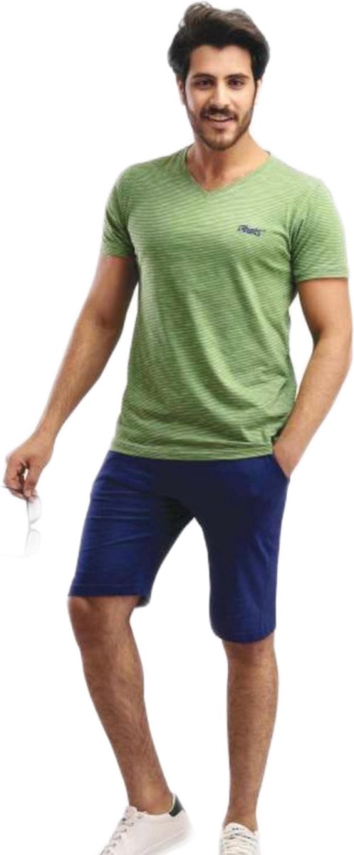 Embrator mannen Huispak / Zomerset groen/blauw maat L