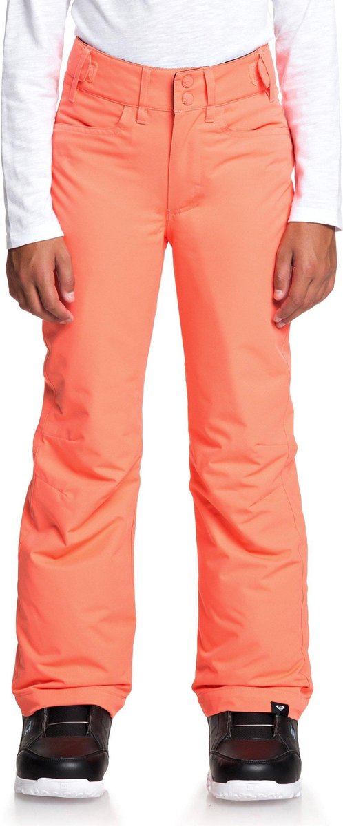 Roxy Backyard Meisjes Skibroek - Living Coral - Maat 10/M