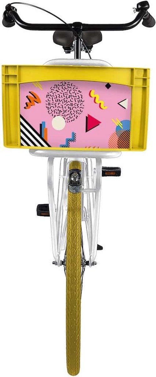 Fietskrat Bicibo Leopard pastel
