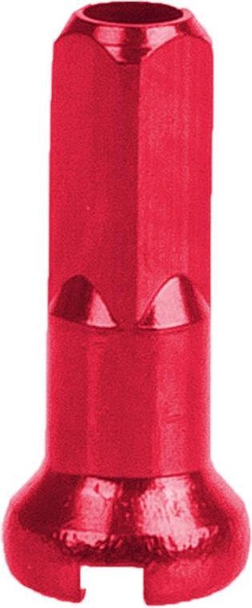 Cnspoke Spaaknippels 14g - 14 Mm Aluminium 350 Stuks Rood