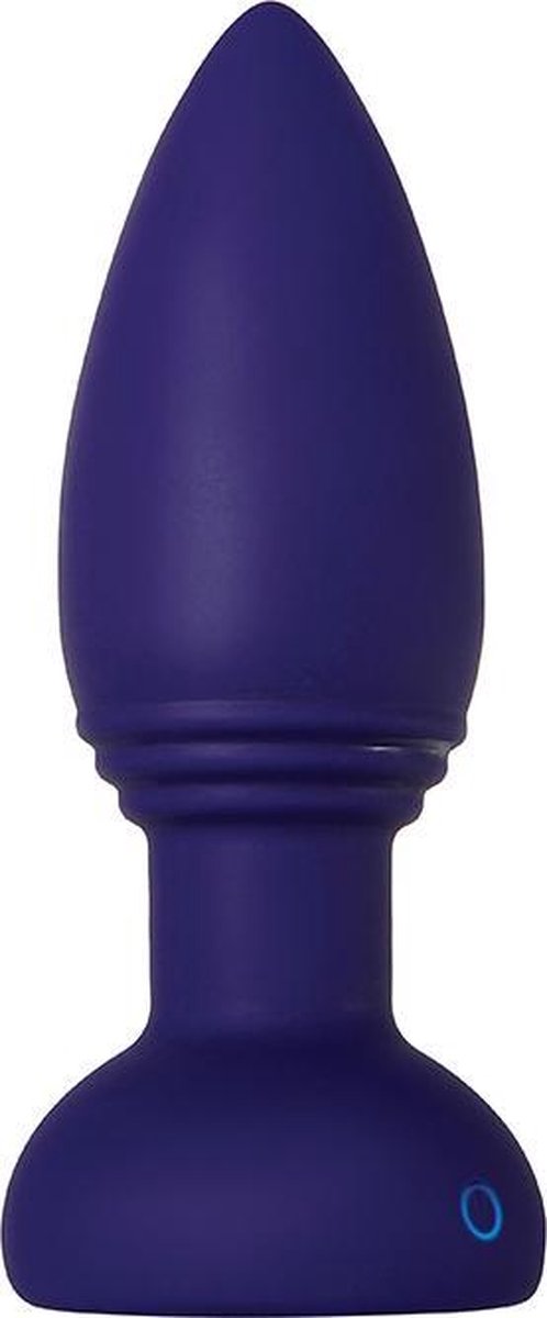 Siliconen vibrerende buttplug met afstandsbediening
