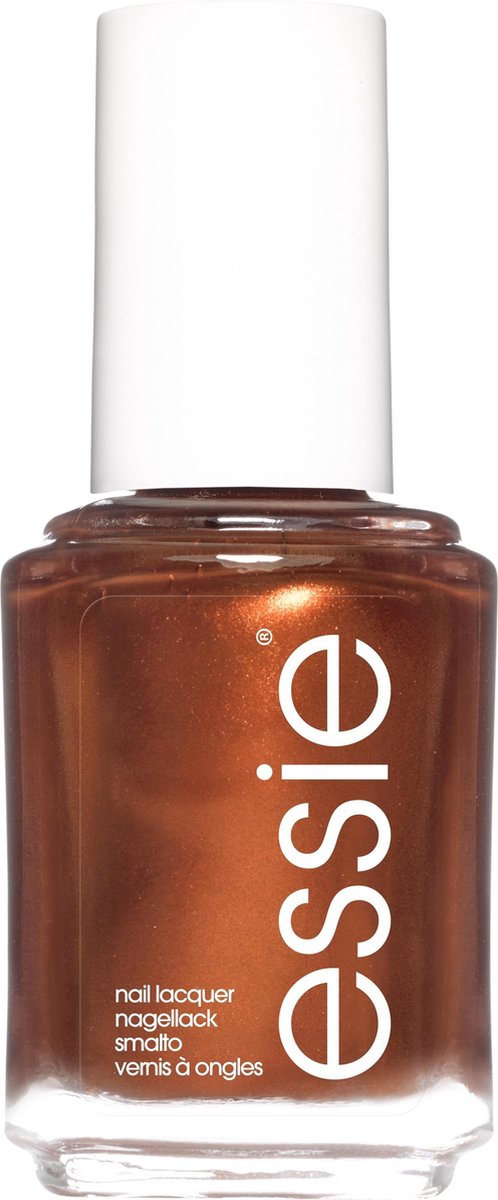Essie fall 2019 limited edition - 633 rust worthy - bruin - metallic nagellak - 13