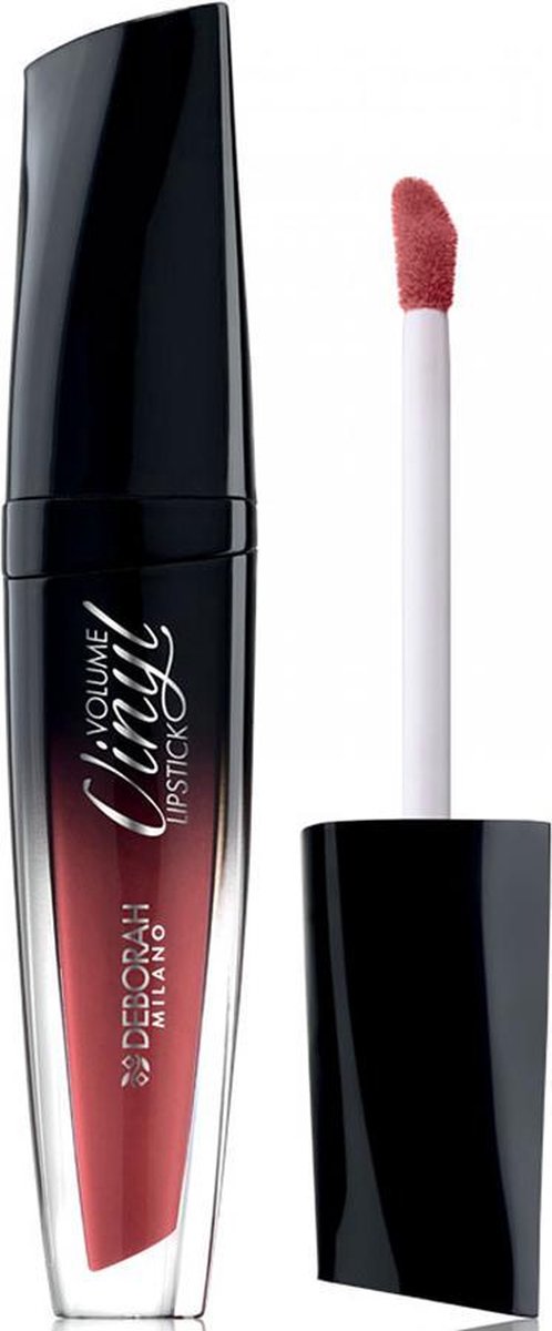 Deborah Milano Volume Vinyl Lipstick - Vloeibare Lippenstift - Hoog Glanzend - 8 Brick