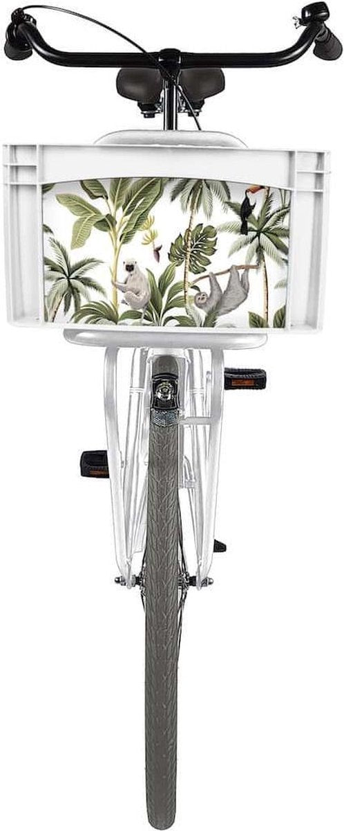 Fietskrat Bicibo White jungle