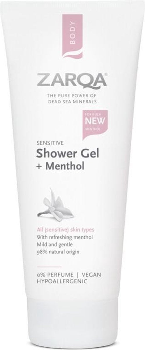 3x Zarqa Shower Gel Menthol 200 ml