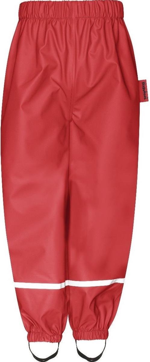 Playshoes - Regenbroek met Fleece voering voor kinderen - Rood - maat 92cm
