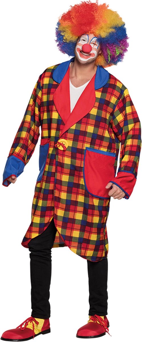 Boland verkleedpak Clownsmantel heren maat L/XL