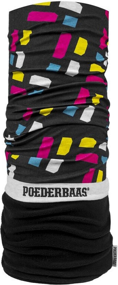 Poederbaas nekwarmer One Size - logo print