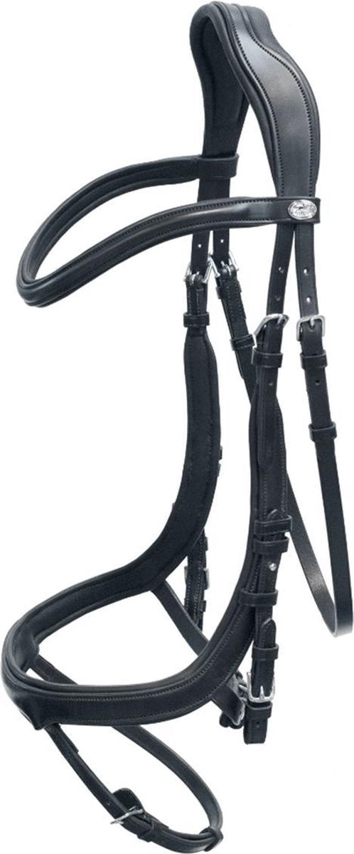 Schockemöhle Hoofdstel  Equitus Alpha - Black-silver - full