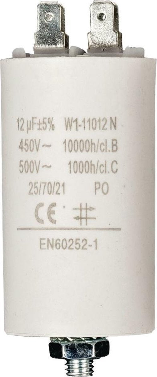 Fixapart W1-11012N Condensator 12.0 uf / 450 V + Aarde