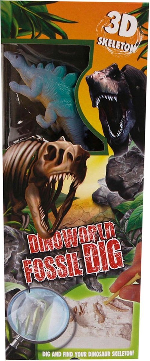 DinoWorld fossiel hakken met extra dino