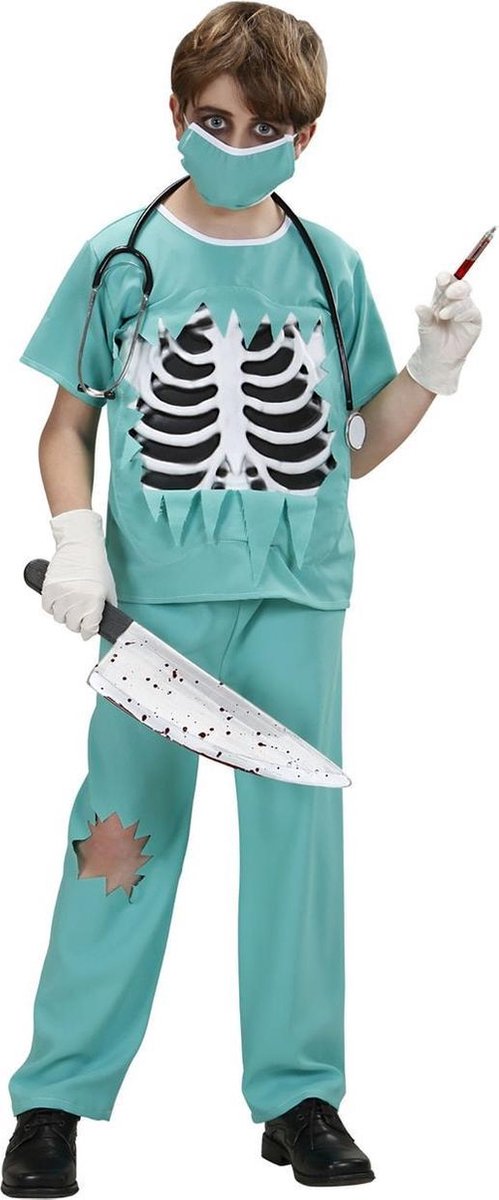 Chirurg zombie kostuum voor kinderen - Verkleedkleding