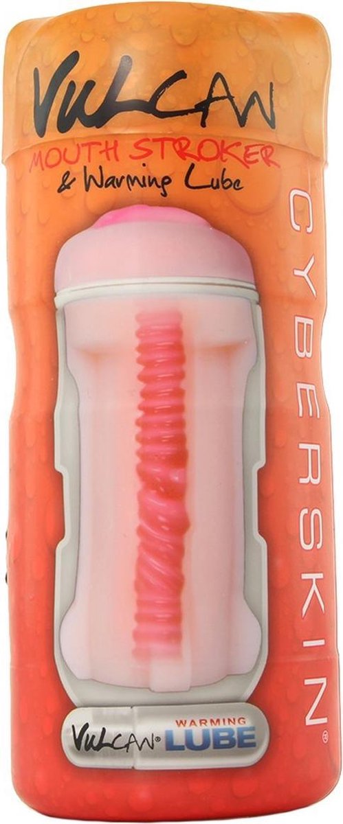 Topco Vulcan masturbator Vulcan Mouth Stroker w/ Warming Lube - Cream