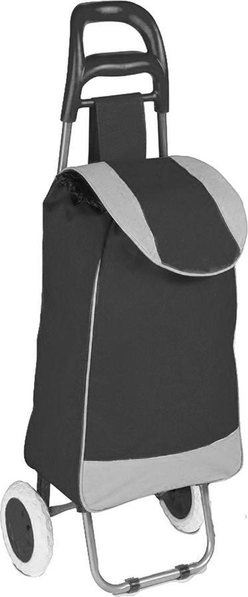 boodschappentrolley lastpak Funny Colors kleur ZWART