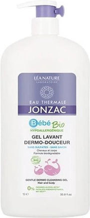 Jonzac Bébé Bio Gentle Dermo-cleansing Gel 1l