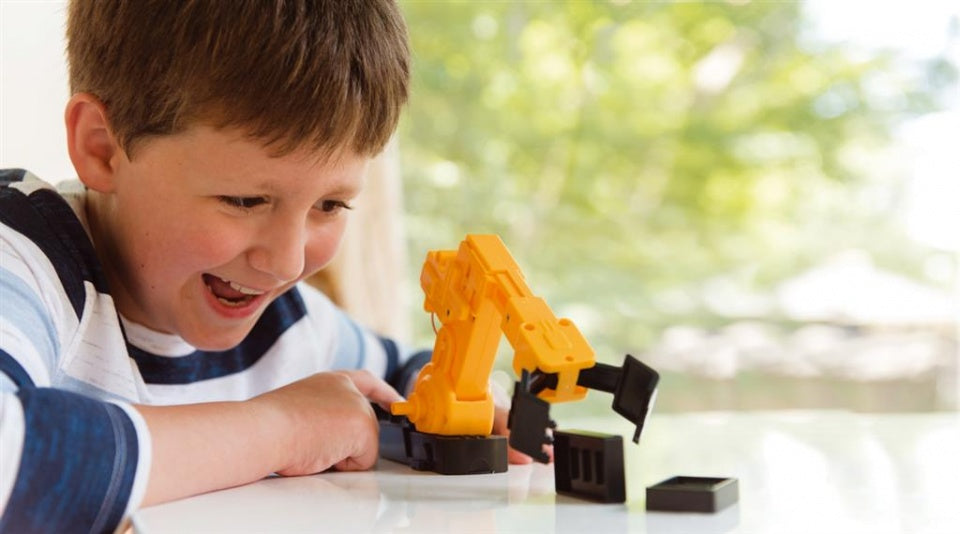 bouwpakket KidzRobotix robotarm 28-delig