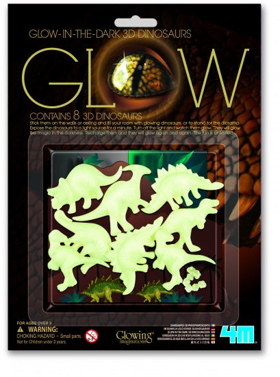 Glow in The Dark Pack: 3D Dinosaurus
