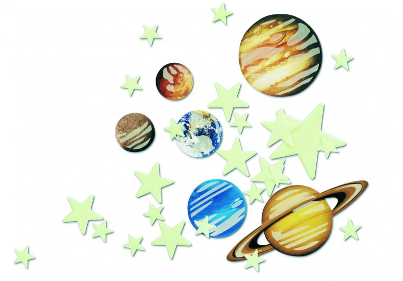 Glow in The Dark Pack: Planeten en Supernova Klein