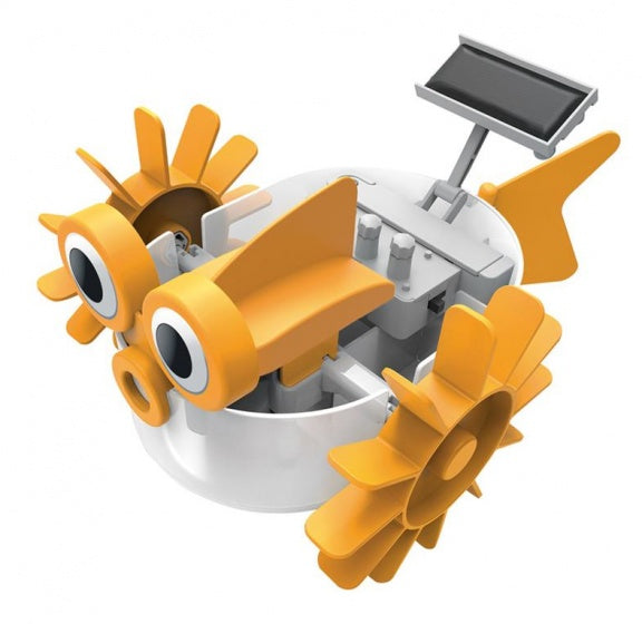 KidzLabs aqua robot geel/wit 28 cm