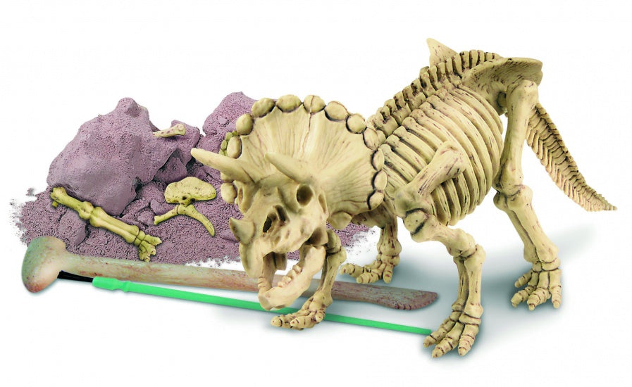 Kidzlabs: Graaf-Je-Dinosaurus-Op Triceratops