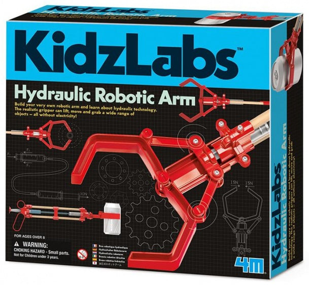 KidzLabs hydraulische arm rood 24 cm