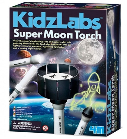 Kidzlabs: super zaklamp maan bouwpakket