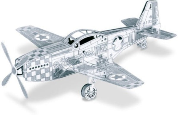 Mustang P-51 3D modelbouwset 9