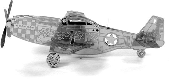 Mustang P-51 3D modelbouwset 9