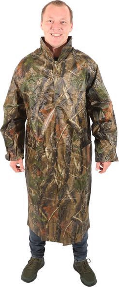 Ultimate camo rain coat long size XXXL | Vis jas