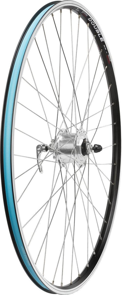 Ventura Voorwiel 700c 28 Inch Schijfrem Aluminium Zwart