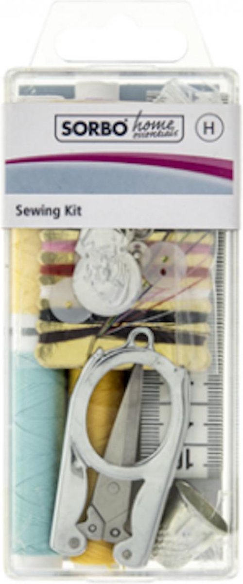 Sorbo Home Essentials sewing kit - naaiset -naaikit groot - met handig opbergdoosje