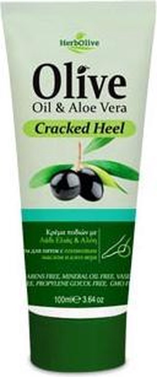 HerbOlive Voetcrème Olijfolie & Aloe Vera *Cracked Heel* 100ml