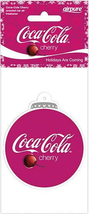 Cherry Coca-Cola airfreshner Kerst kerstbal vorm